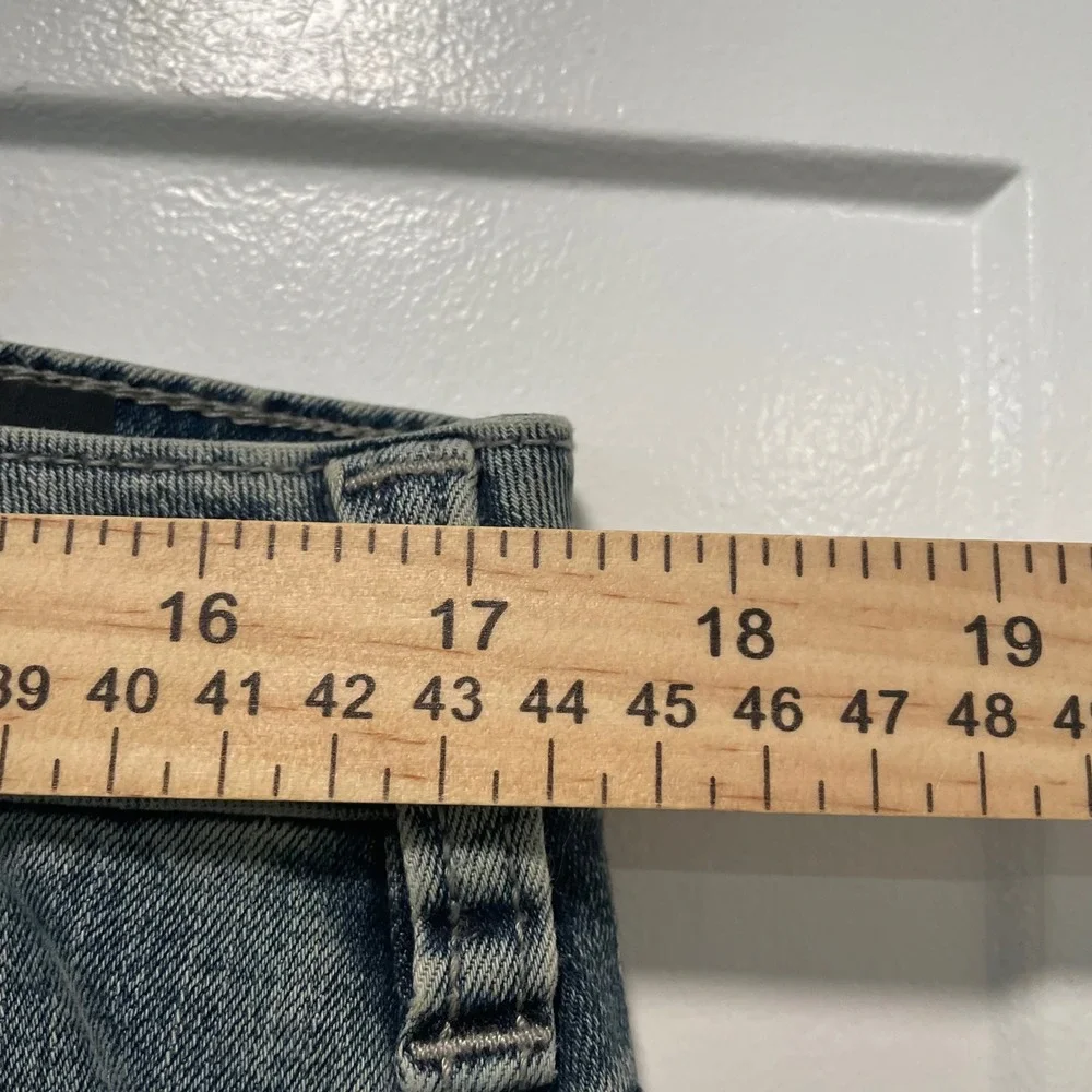 Buffalo David Bitton Six-X Straight Stretch Jeans Mens 34x32 Medium Wash Denim